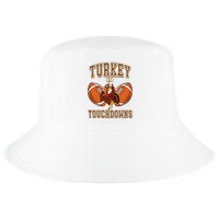 Turkey And Touchdowns Thanksgiving Football Cool Comfort Performance Bucket Hat