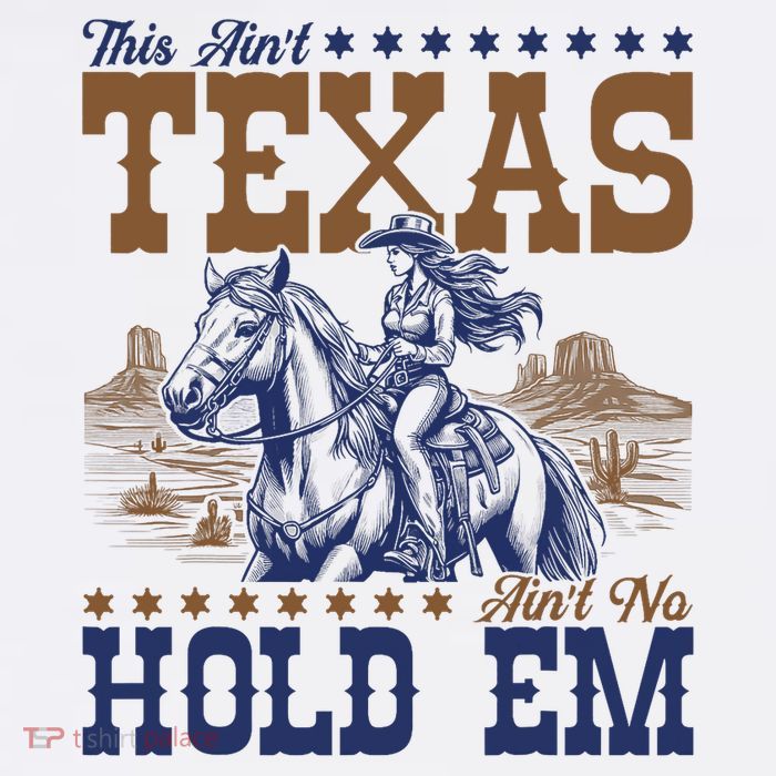 This Ain't Texas Ain't No Hold Em  Adult Drive Performance Visor