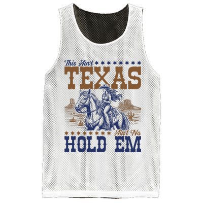 This Ain't Texas Ain't No Hold Em  Mesh Reversible Basketball Jersey Tank
