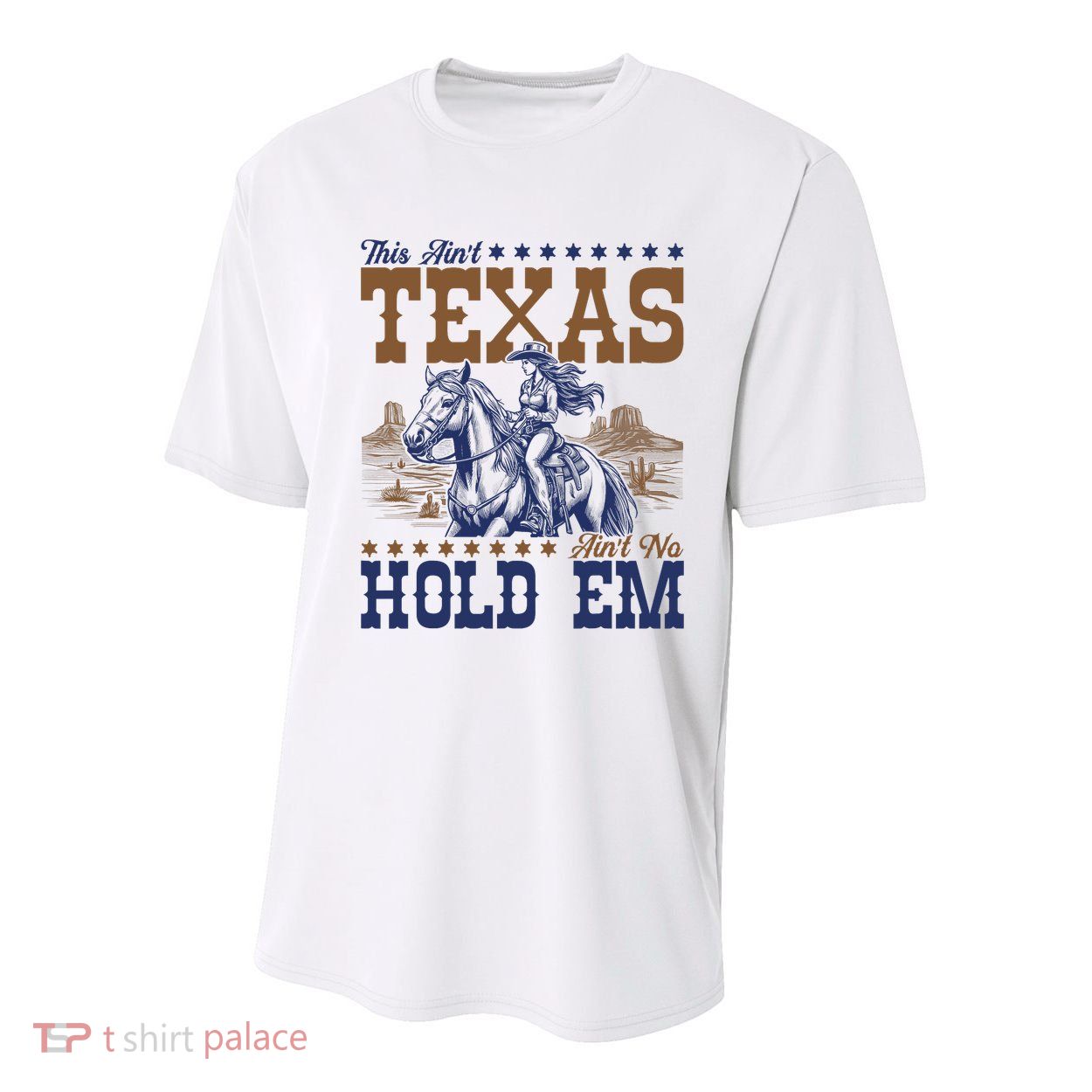 This Ain't Texas Ain't No Hold Em  Youth Performance Sprint T-Shirt
