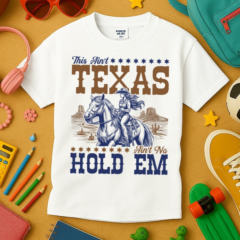This Ain't Texas Ain't No Hold Em  Kids T-Shirt