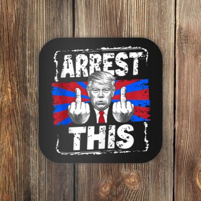 Trump Arrest This Fingers Pro Trump Coaster