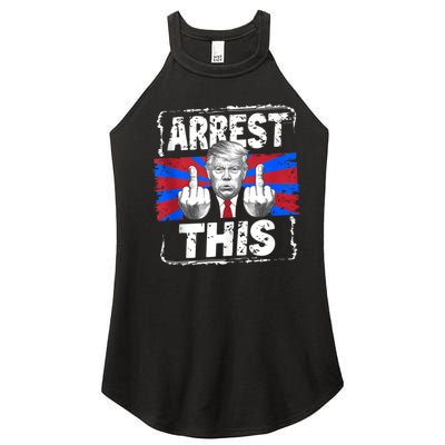 Trump Arrest This Fingers Pro Trump Women’s Perfect Tri Rocker Tank