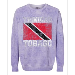 Trinidad And Tobago Flag National Pride Roots Country Family Colorblast Crewneck Sweatshirt