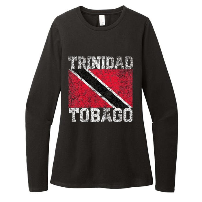 Trinidad And Tobago Flag National Pride Roots Country Family Womens CVC Long Sleeve Shirt