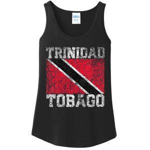 Trinidad And Tobago Flag National Pride Roots Country Family Ladies Essential Tank