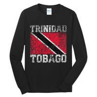 Trinidad And Tobago Flag National Pride Roots Country Family Tall Long Sleeve T-Shirt