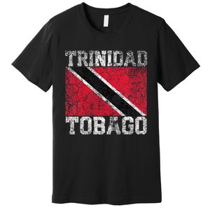 Trinidad And Tobago Flag National Pride Roots Country Family Premium T-Shirt