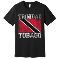 Trinidad And Tobago Flag National Pride Roots Country Family Premium T-Shirt