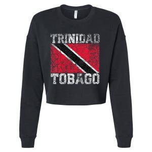 Trinidad And Tobago Flag National Pride Roots Country Family Cropped Pullover Crew