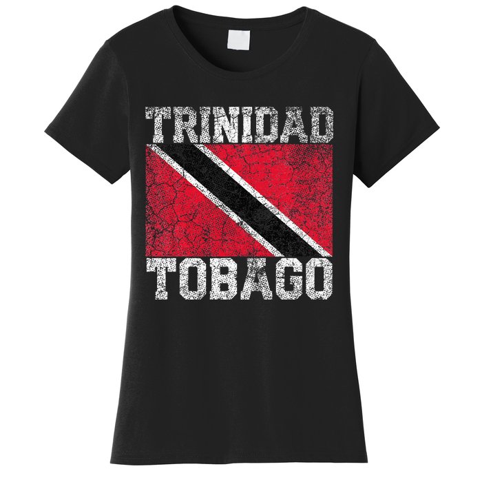 Trinidad And Tobago Flag National Pride Roots Country Family Women's T-Shirt