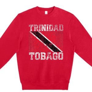 Trinidad And Tobago Flag National Pride Roots Country Family Premium Crewneck Sweatshirt