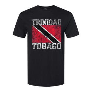 Trinidad And Tobago Flag National Pride Roots Country Family Softstyle CVC T-Shirt