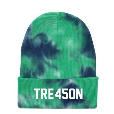 Tre45on Anti Trump Treason Tie Dye 12in Knit Beanie