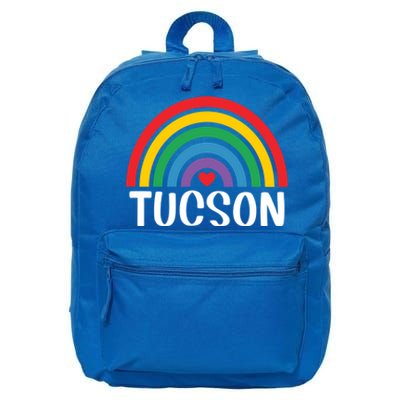 Tucson Arizona Travel I Love Tucson Usa Gift 16 in Basic Backpack