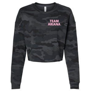 Team Ariana Cropped Pullover Crew