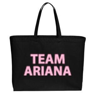 Team Ariana Cotton Canvas Jumbo Tote