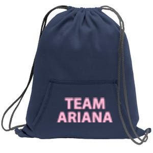 Team Ariana Sweatshirt Cinch Pack Bag