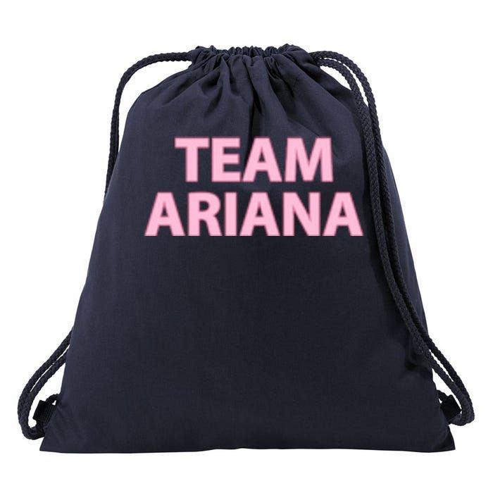 Team Ariana Drawstring Bag