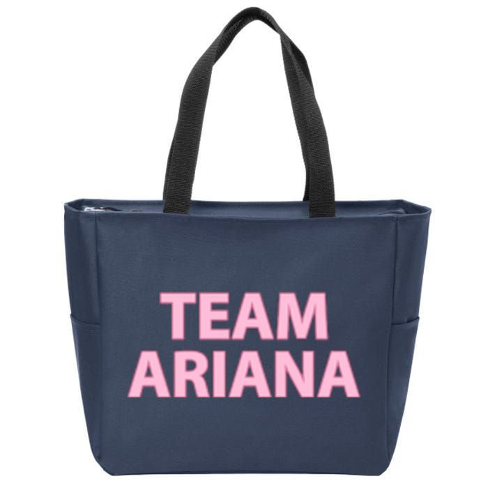 Team Ariana Zip Tote Bag