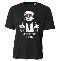 Trump Arrest This 2 Sided Funny Cooling Performance Crew T-Shirt