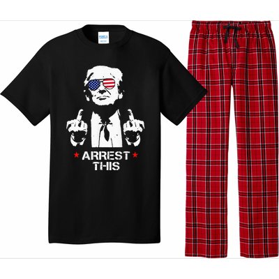 Trump Arrest This 2 Sided Funny Pajama Set