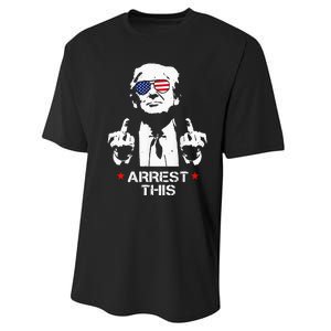 Trump Arrest This 2 Sided Funny Performance Sprint T-Shirt