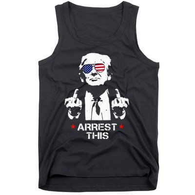 Trump Arrest This 2 Sided Funny Tank Top