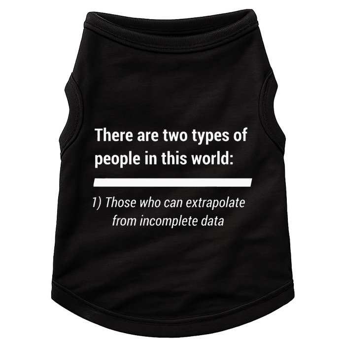 There Are Two Types Of People Extrapolate Incomplete Data Doggie Tank