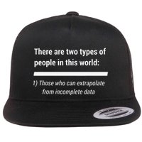 There Are Two Types Of People Extrapolate Incomplete Data Flatbill Hat