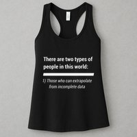 There Are Two Types Of People Extrapolate Incomplete Data Womens Tank Top