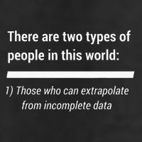 There Are Two Types Of People Extrapolate Incomplete Data Trucker Hat