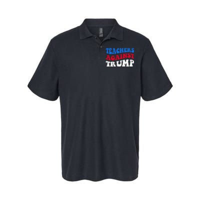 Teachers Against Trump Democrats 2024 Elections Antitrump Softstyle Adult Sport Polo