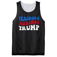 Teachers Against Trump Democrats 2024 Elections Antitrump Mesh Reversible Basketball Jersey Tank