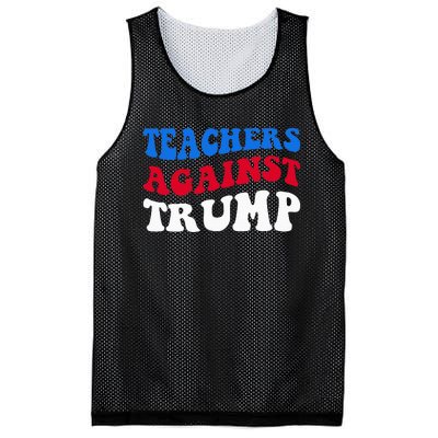 Teachers Against Trump Democrats 2024 Elections Antitrump Mesh Reversible Basketball Jersey Tank