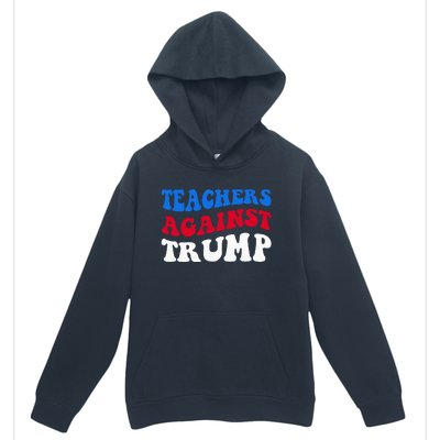 Teachers Against Trump Democrats 2024 Elections Antitrump Urban Pullover Hoodie