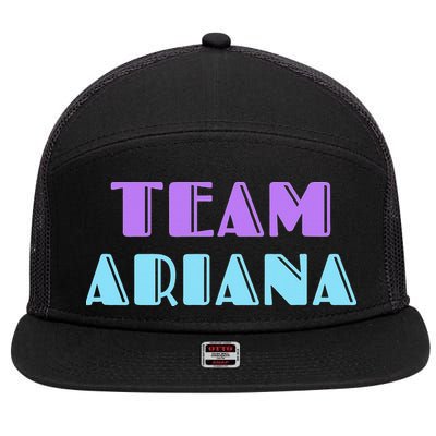 Team Ariana 7 Panel Mesh Trucker Snapback Hat