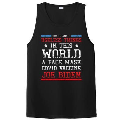 There Are Three Useless Things In This World Funny Biden Great Gift PosiCharge Competitor Tank