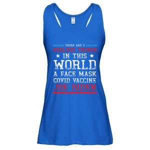 There Are Three Useless Things In This World Funny Biden Great Gift Ladies Essential Flowy Tank