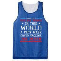 There Are Three Useless Things In This World Funny Biden Great Gift Mesh Reversible Basketball Jersey Tank