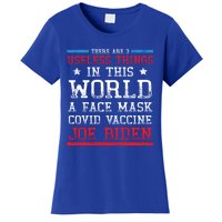 There Are Three Useless Things In This World Funny Biden Great Gift Women's T-Shirt