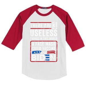 There Are Three Useless Things In This World Funny Quote Funny Gift Kids Colorblock Raglan Jersey