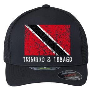 Trinidad And Tobago Distressed Caribbean Flexfit Unipanel Trucker Cap