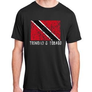 Trinidad And Tobago Distressed Caribbean Adult ChromaSoft Performance T-Shirt