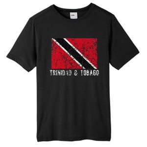 Trinidad And Tobago Distressed Caribbean Tall Fusion ChromaSoft Performance T-Shirt