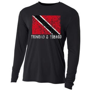 Trinidad And Tobago Distressed Caribbean Cooling Performance Long Sleeve Crew