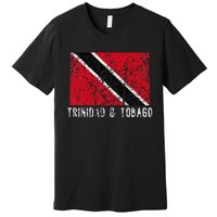 Trinidad And Tobago Distressed Caribbean Premium T-Shirt