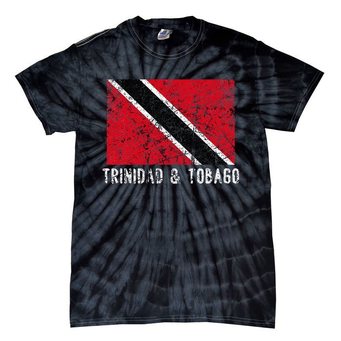 Trinidad And Tobago Distressed Caribbean Tie-Dye T-Shirt