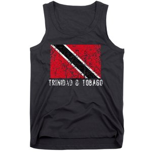 Trinidad And Tobago Distressed Caribbean Tank Top