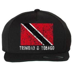 Trinidad And Tobago Distressed Caribbean Wool Snapback Cap